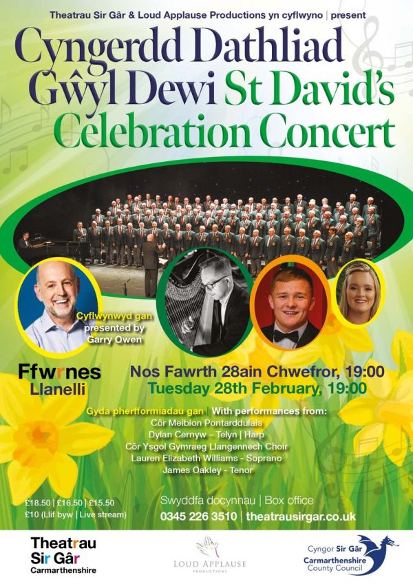 St David's Day Concert Ffwrnesss